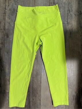 Hard Tail Kids Neon Lime Leggings